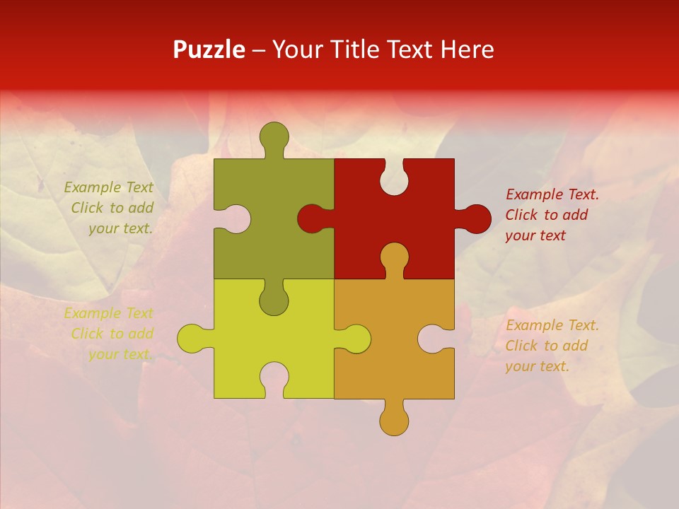 Maple Fall Multilayer PowerPoint Template