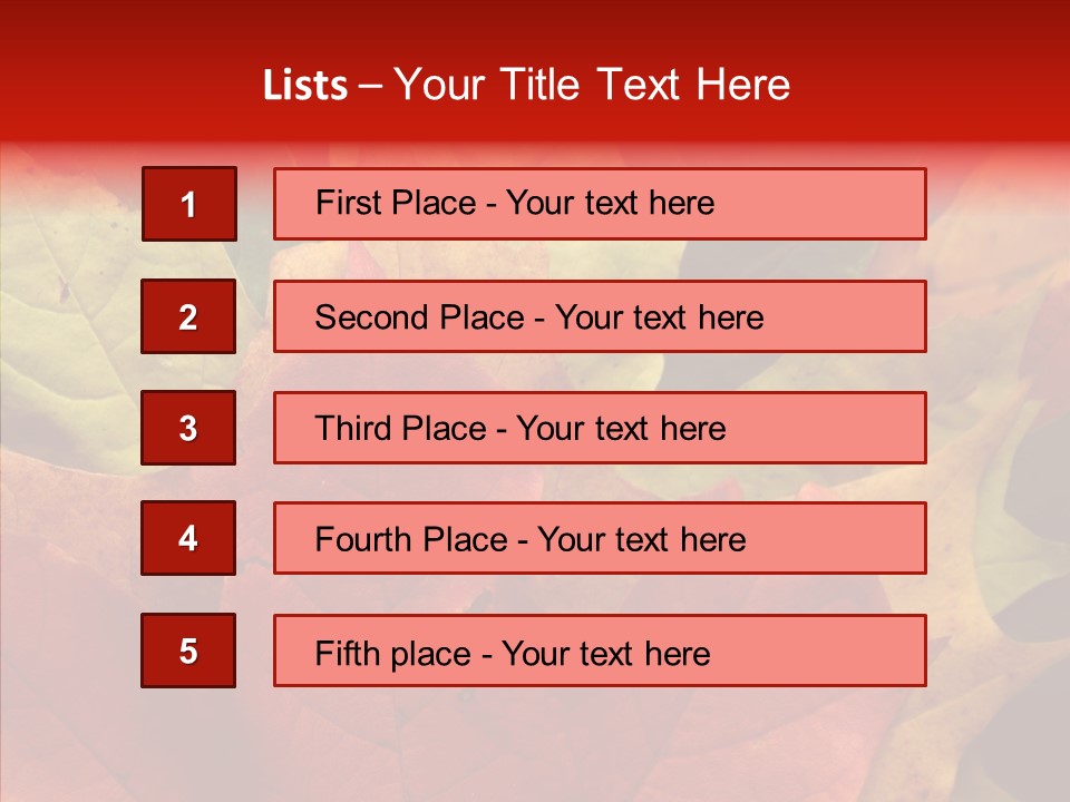 Maple Fall Multilayer PowerPoint Template