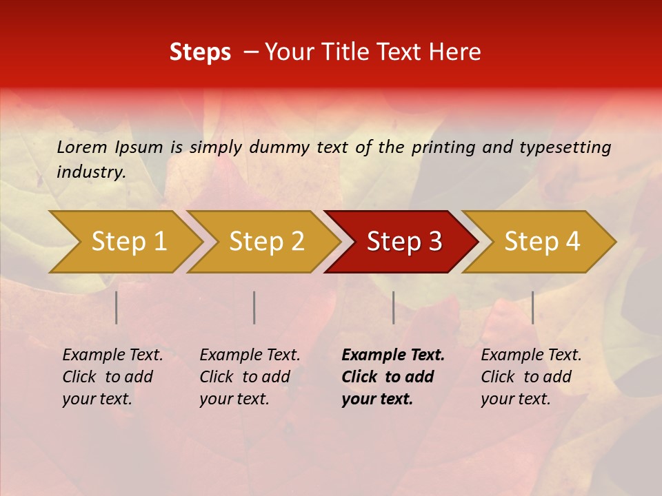 Maple Fall Multilayer PowerPoint Template