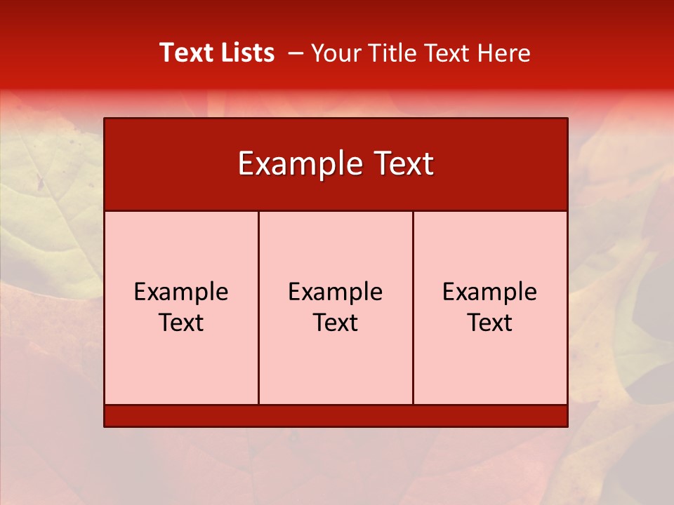 Maple Fall Multilayer PowerPoint Template