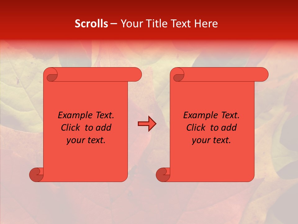 Maple Fall Multilayer PowerPoint Template