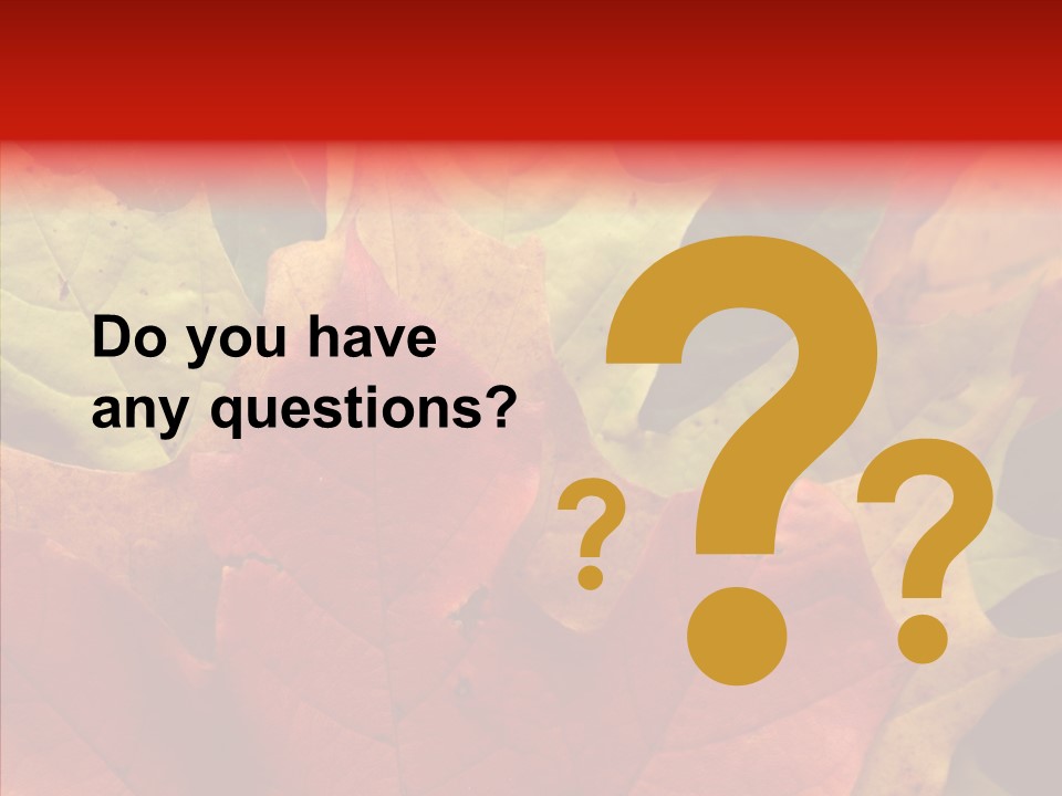 Maple Fall Multilayer PowerPoint Template