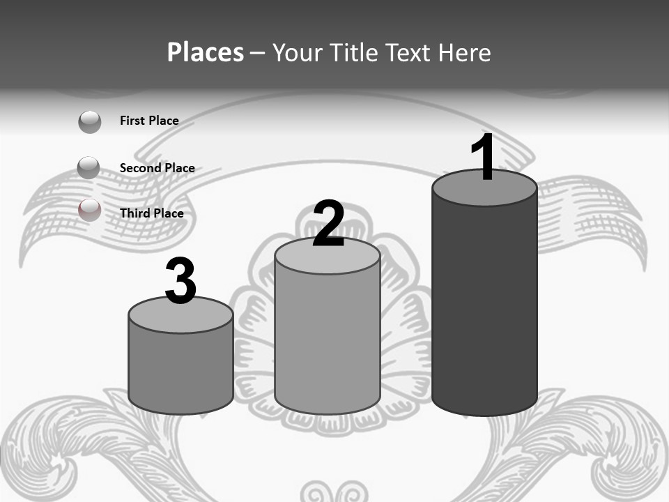 Royal Curve Engraving PowerPoint Template