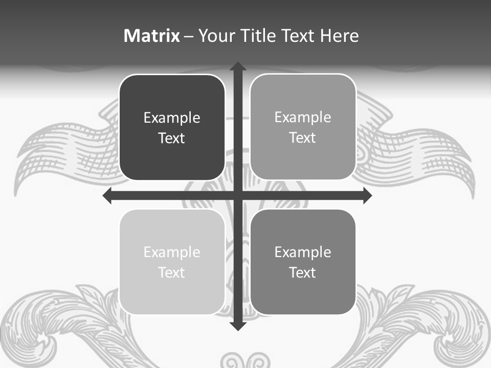 Royal Curve Engraving PowerPoint Template