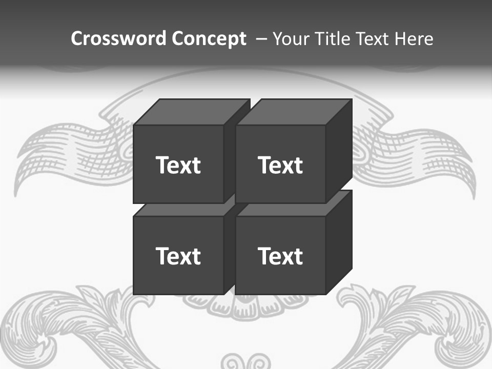 Royal Curve Engraving PowerPoint Template