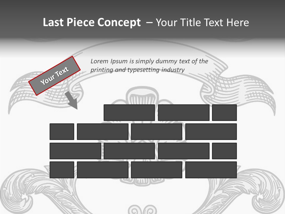 Royal Curve Engraving PowerPoint Template