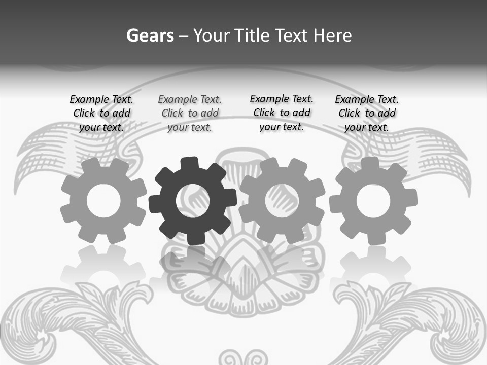 Royal Curve Engraving PowerPoint Template