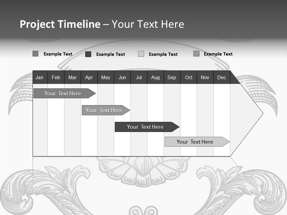 Royal Curve Engraving PowerPoint Template
