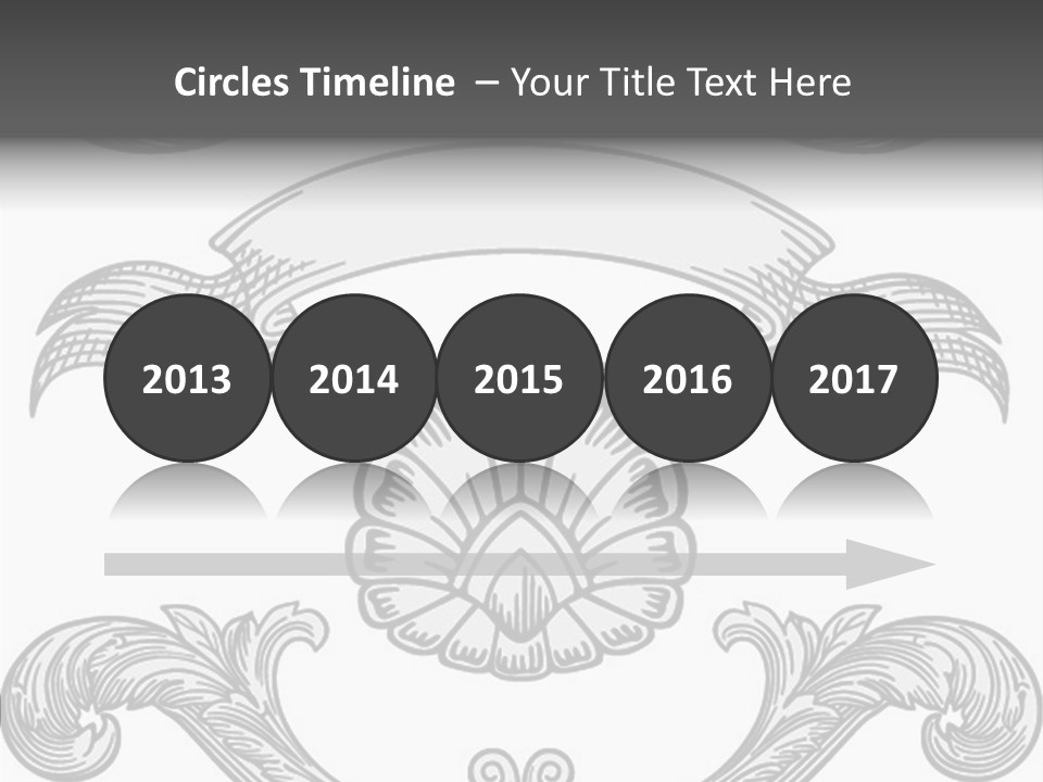 Royal Curve Engraving PowerPoint Template