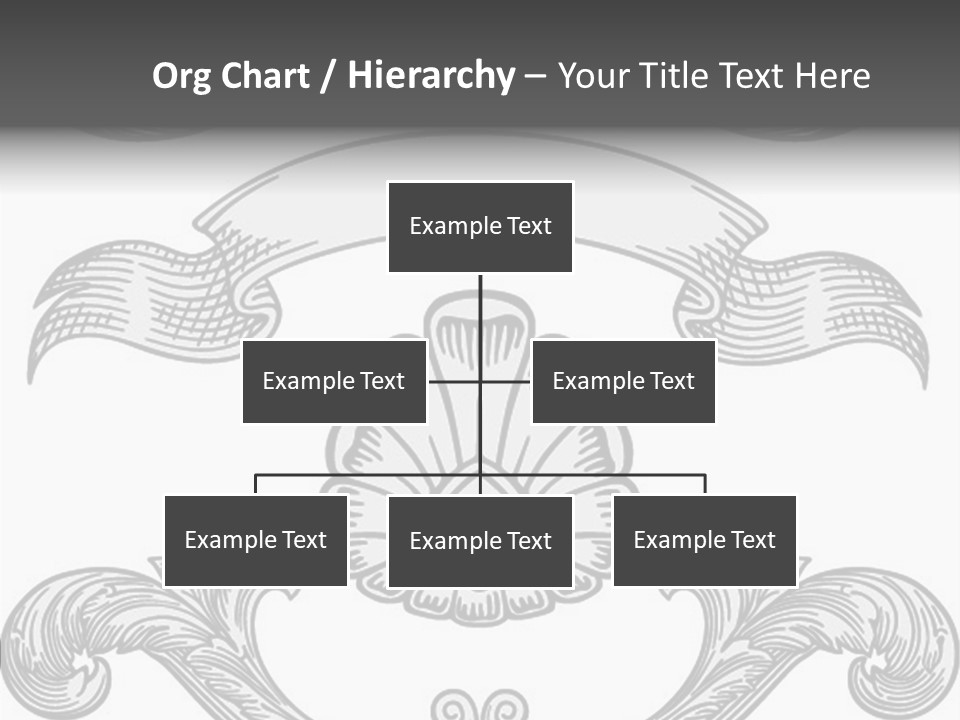 Royal Curve Engraving PowerPoint Template