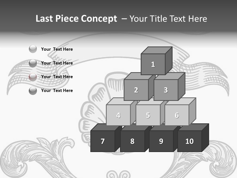 Royal Curve Engraving PowerPoint Template