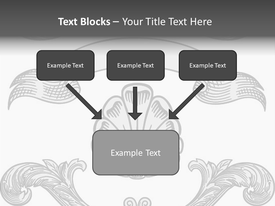 Royal Curve Engraving PowerPoint Template