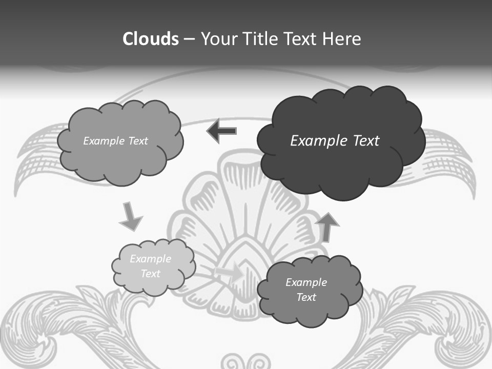 Royal Curve Engraving PowerPoint Template