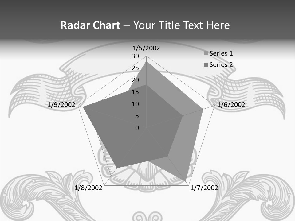 Royal Curve Engraving PowerPoint Template