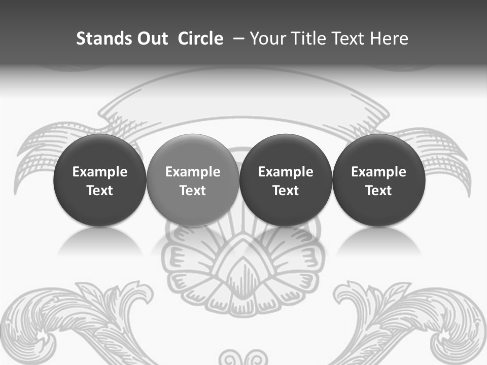 Royal Curve Engraving PowerPoint Template