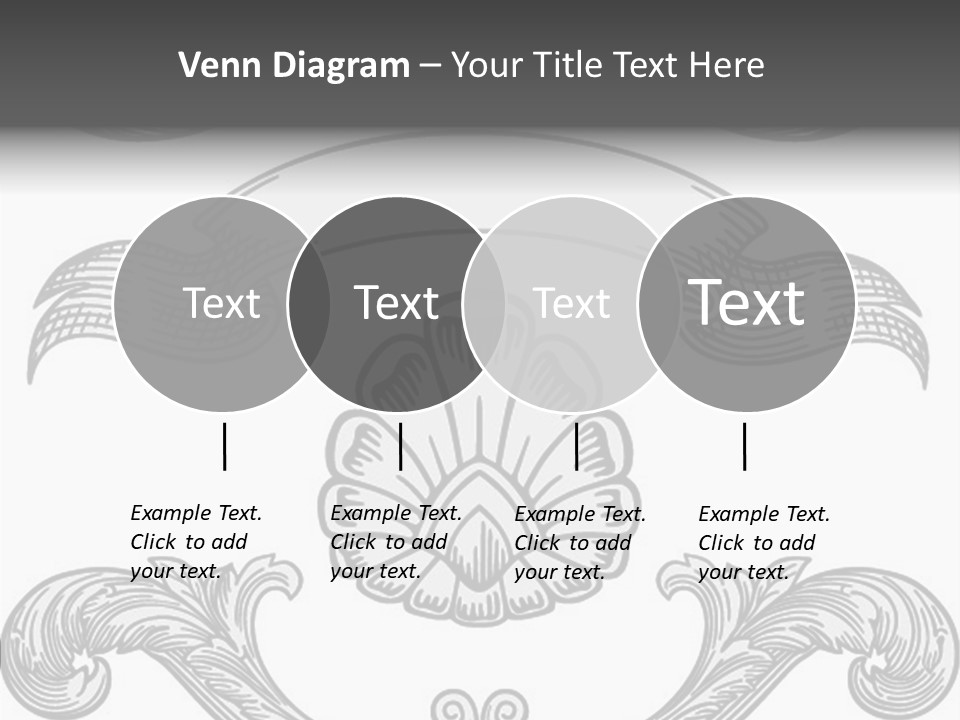 Royal Curve Engraving PowerPoint Template