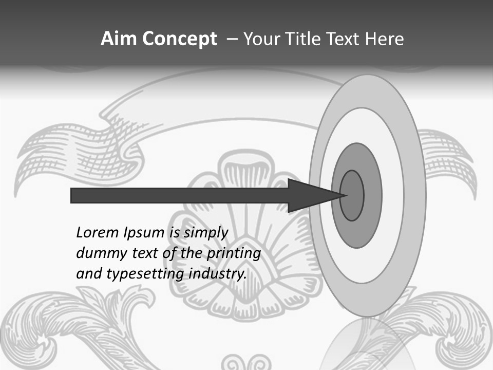 Royal Curve Engraving PowerPoint Template