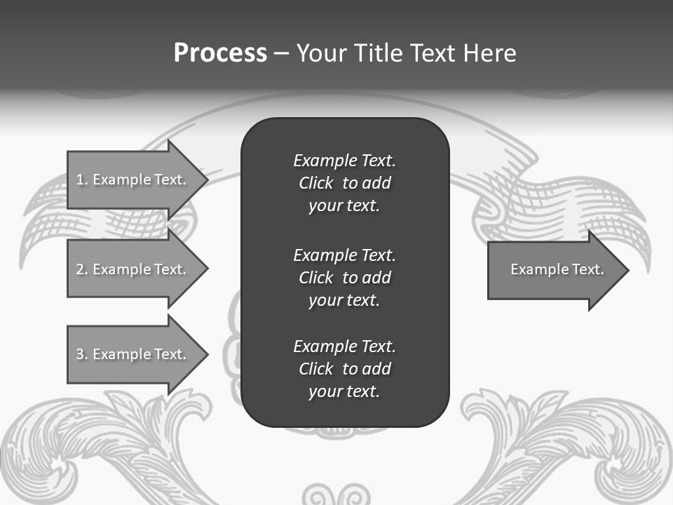 Royal Curve Engraving PowerPoint Template