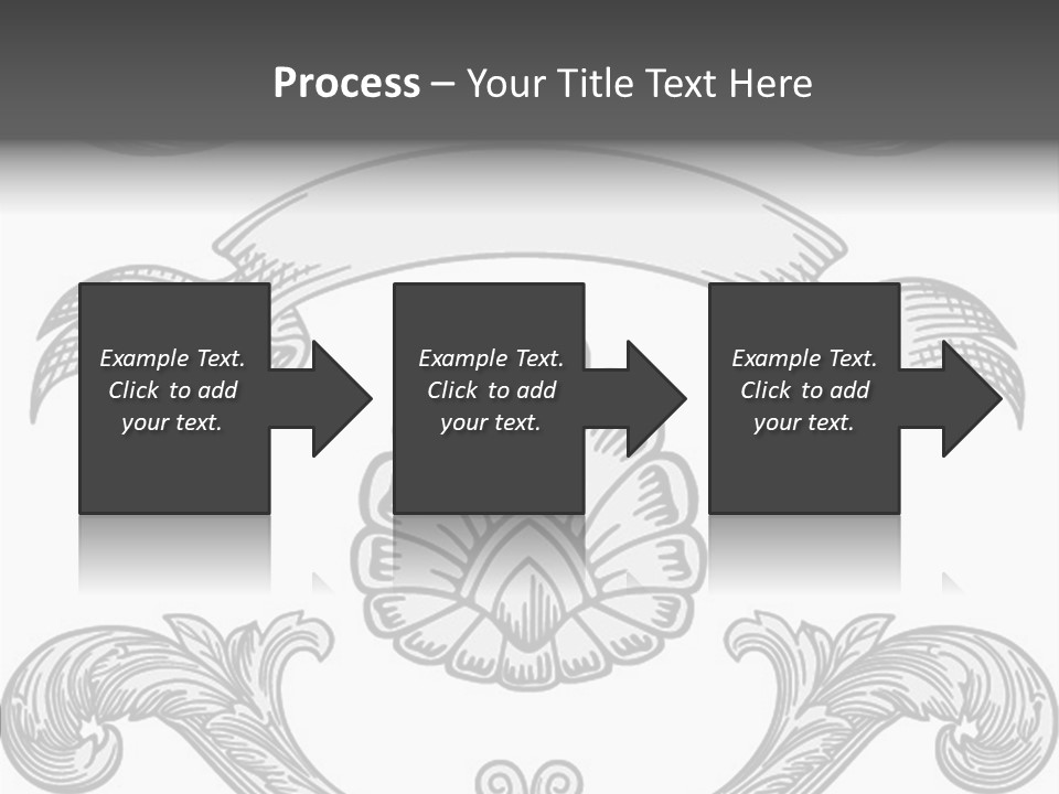 Royal Curve Engraving PowerPoint Template