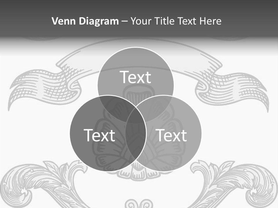 Royal Curve Engraving PowerPoint Template