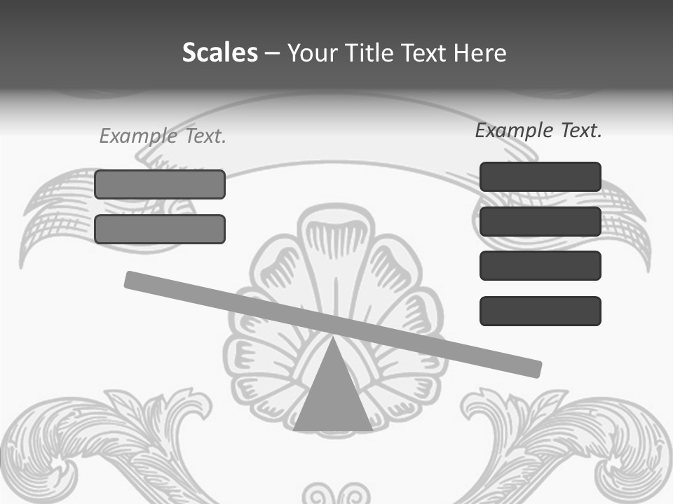 Royal Curve Engraving PowerPoint Template