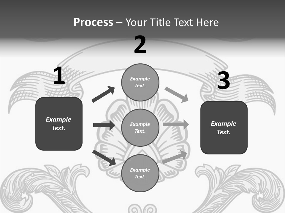 Royal Curve Engraving PowerPoint Template