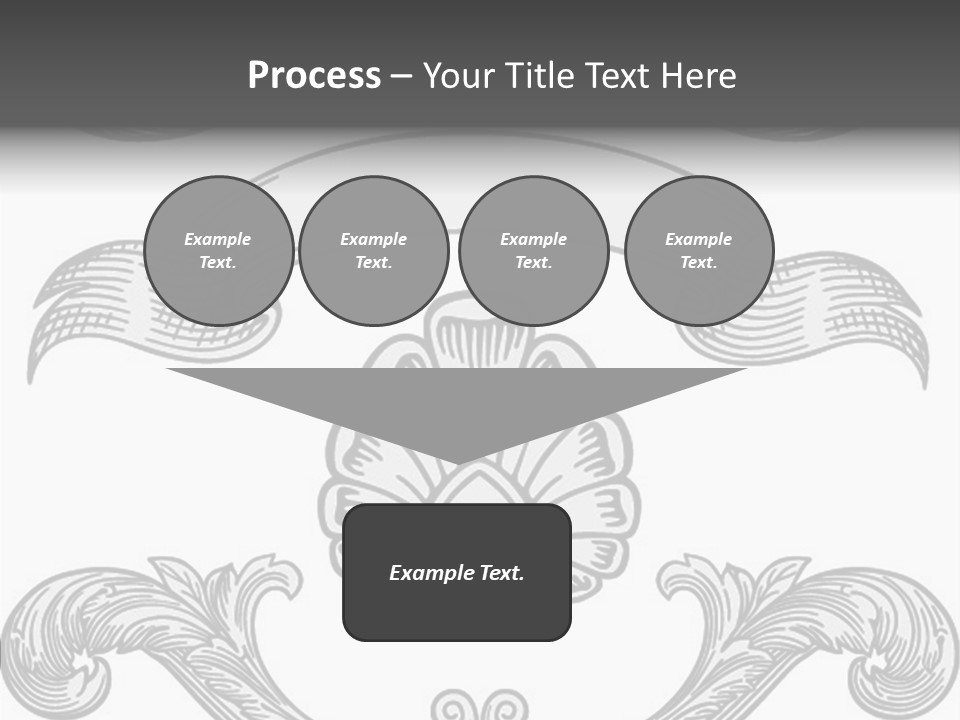 Royal Curve Engraving PowerPoint Template
