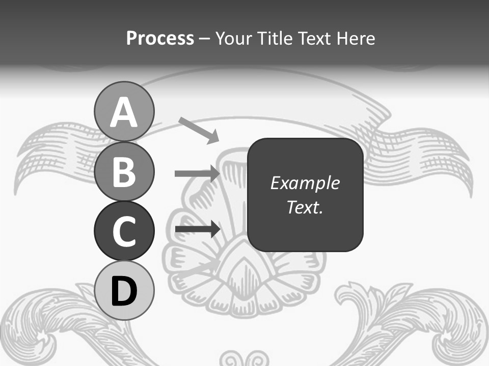 Royal Curve Engraving PowerPoint Template
