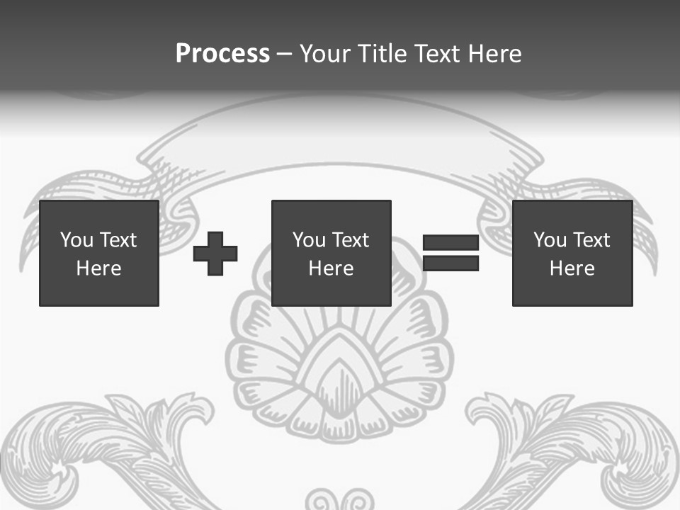 Royal Curve Engraving PowerPoint Template