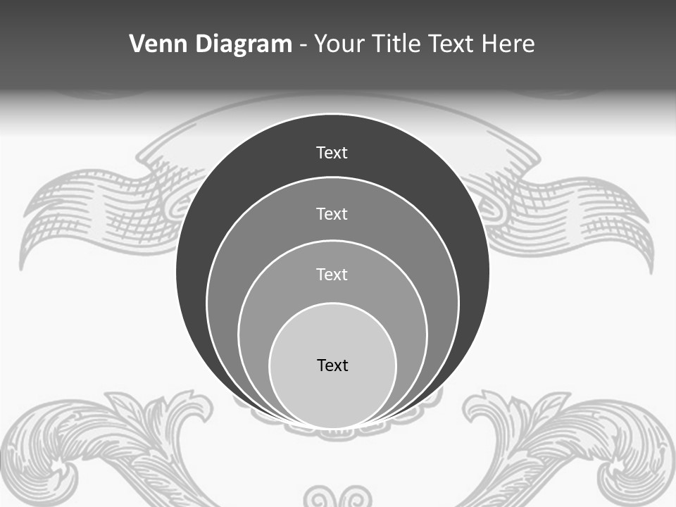Royal Curve Engraving PowerPoint Template