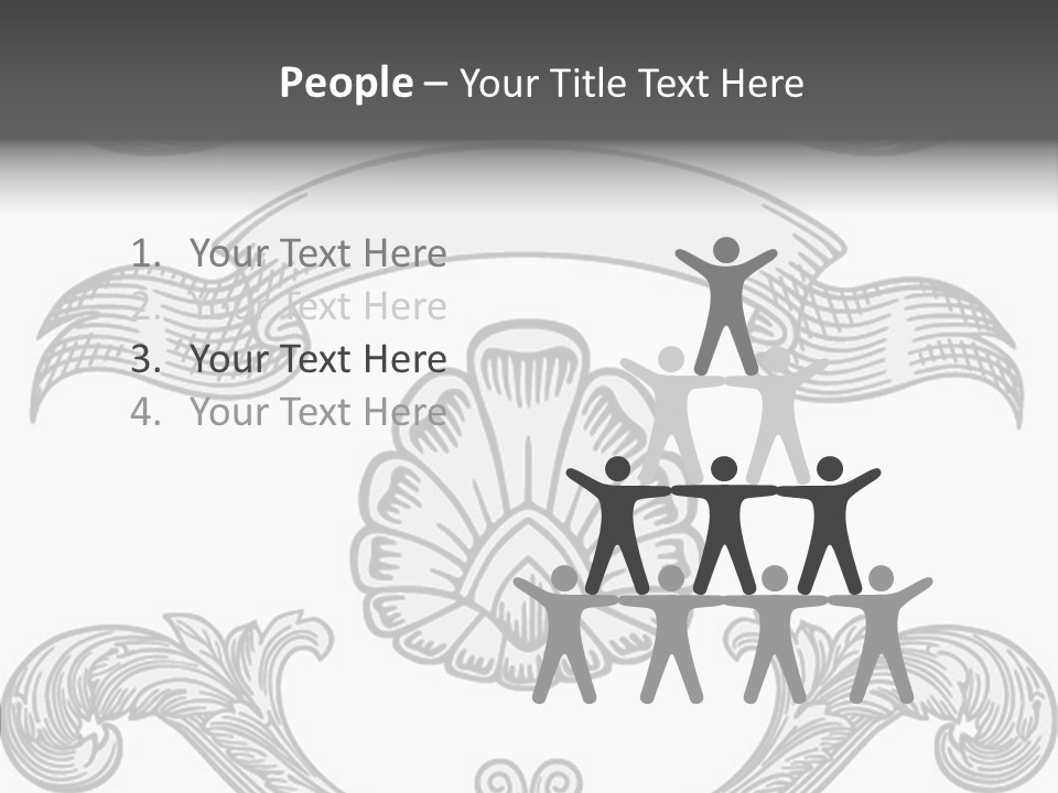 Royal Curve Engraving PowerPoint Template