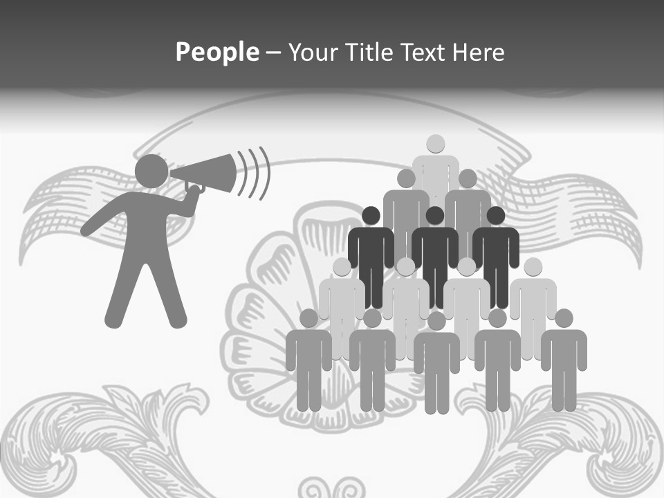 Royal Curve Engraving PowerPoint Template