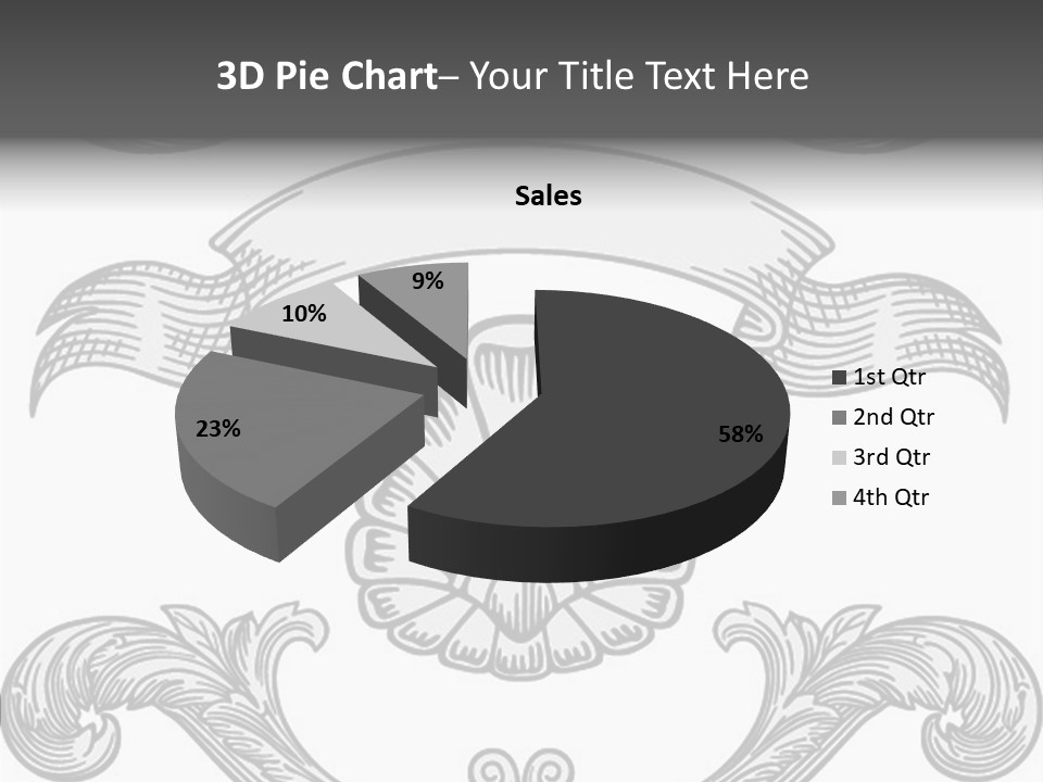 Royal Curve Engraving PowerPoint Template