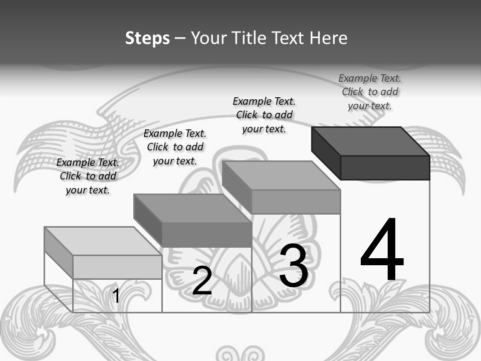 Royal Curve Engraving PowerPoint Template