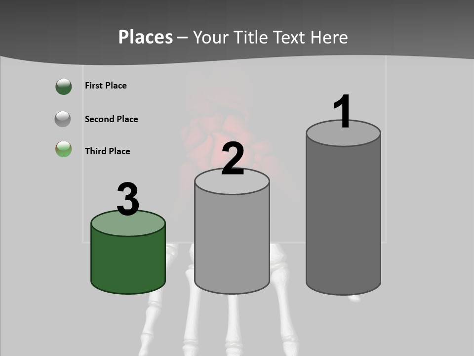 Female Hand Broken PowerPoint Template