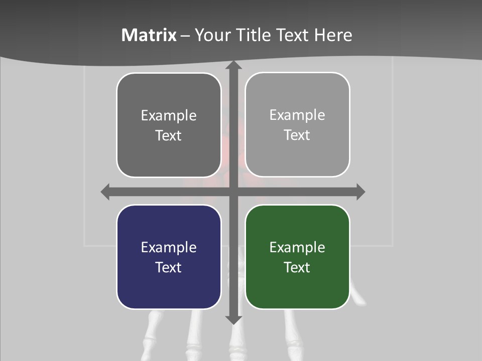 Female Hand Broken PowerPoint Template