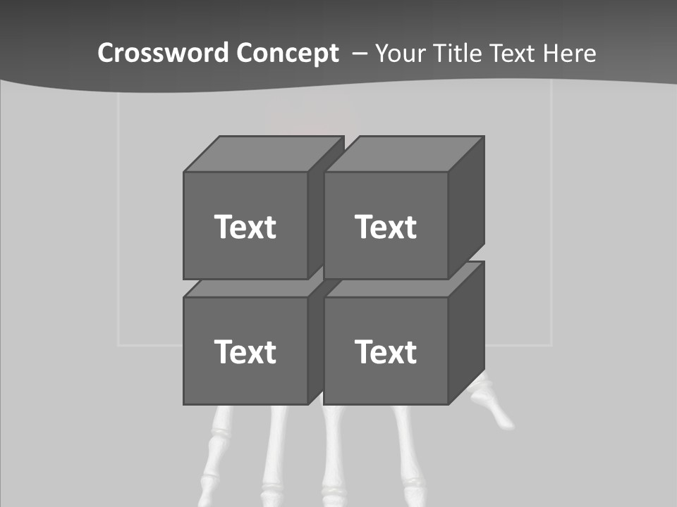 Female Hand Broken PowerPoint Template