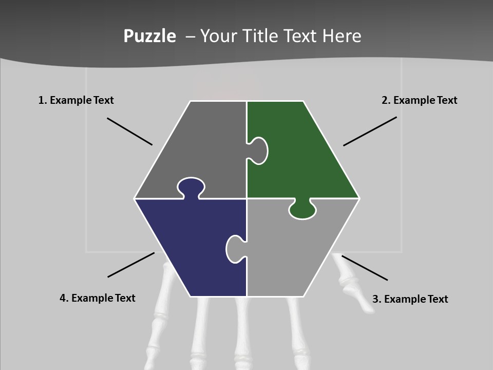 Female Hand Broken PowerPoint Template