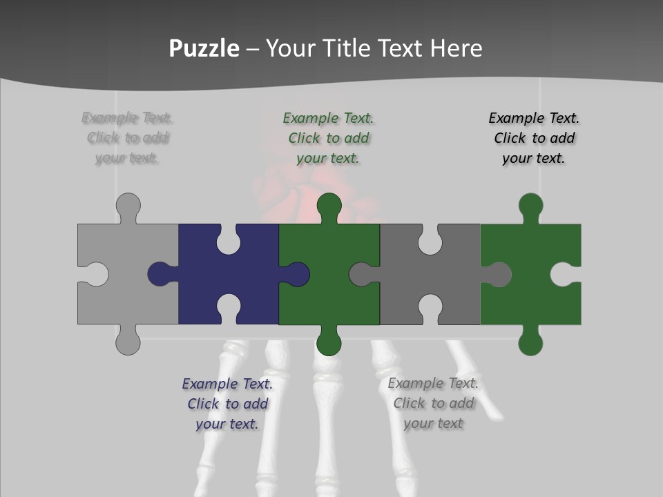 Female Hand Broken PowerPoint Template