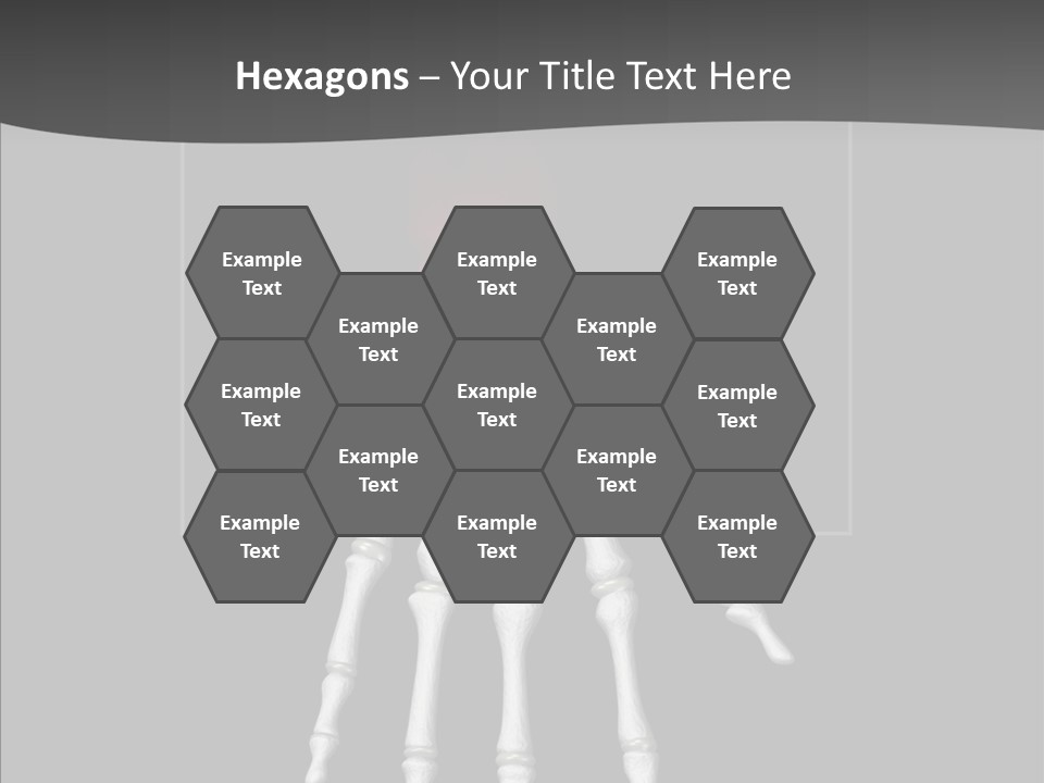 Female Hand Broken PowerPoint Template