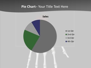 Female Hand Broken PowerPoint Template