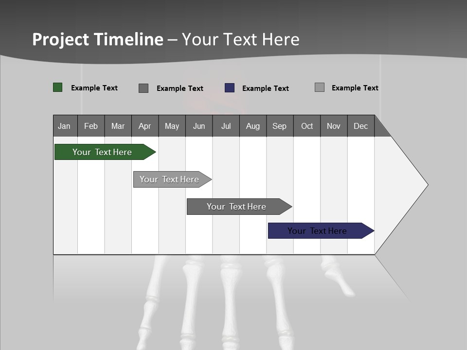 Female Hand Broken PowerPoint Template