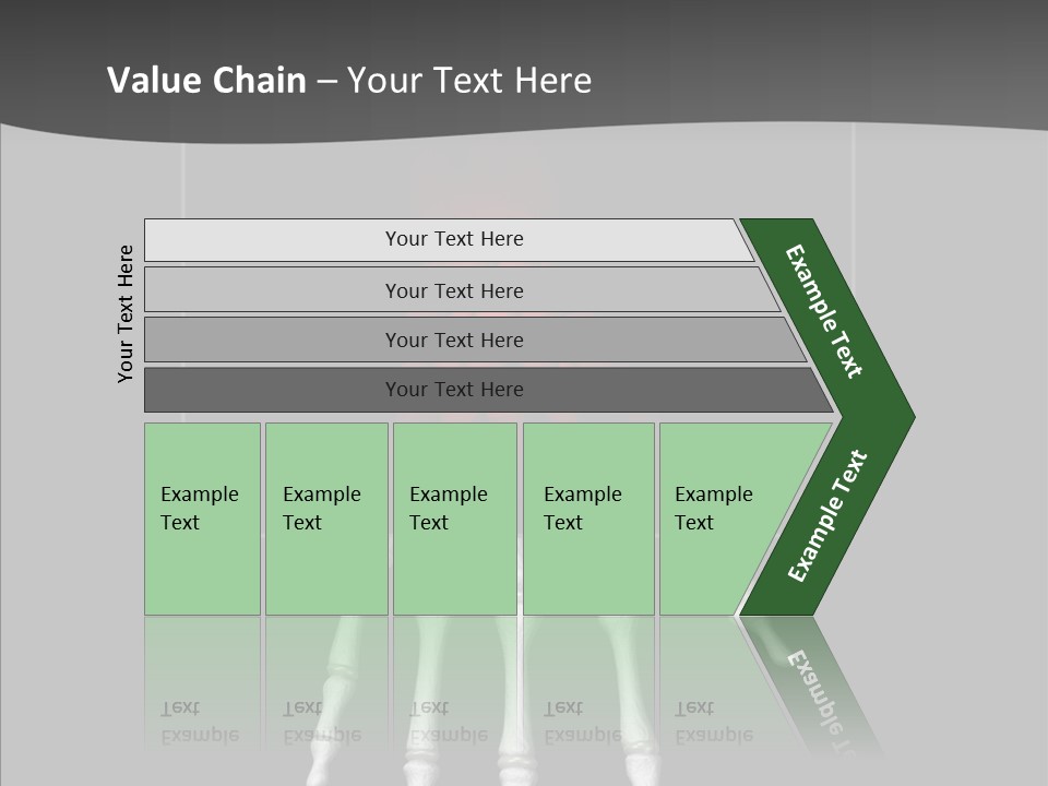 Female Hand Broken PowerPoint Template