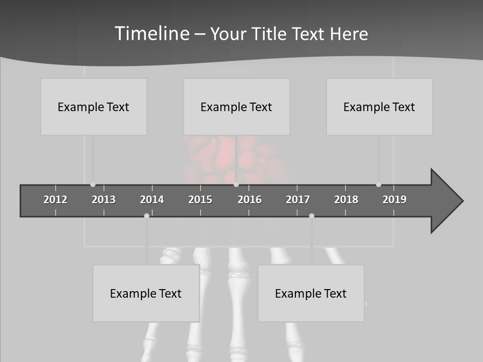 Female Hand Broken PowerPoint Template