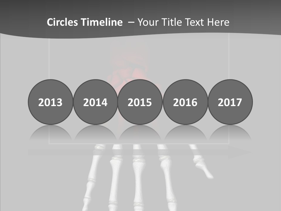 Female Hand Broken PowerPoint Template