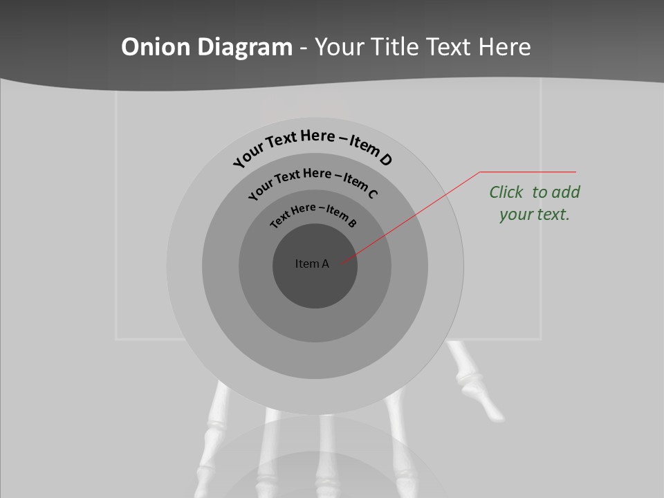 Female Hand Broken PowerPoint Template