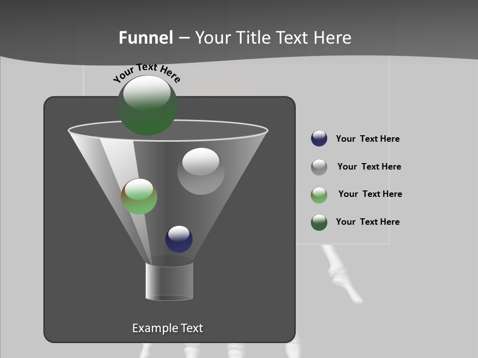 Female Hand Broken PowerPoint Template