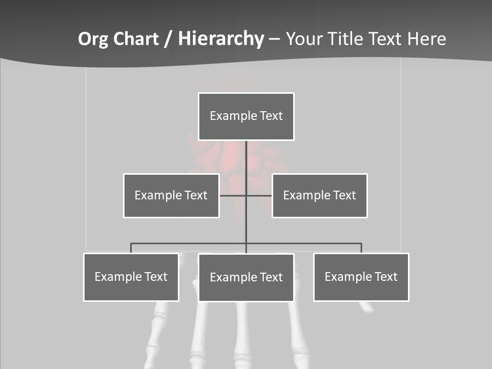 Female Hand Broken PowerPoint Template