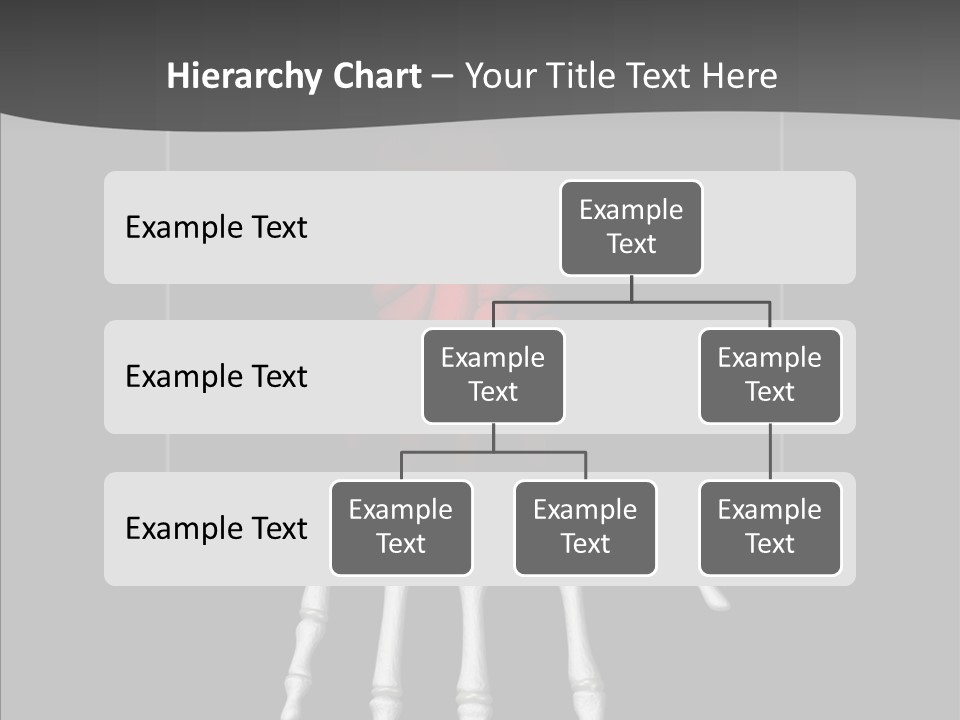 Female Hand Broken PowerPoint Template