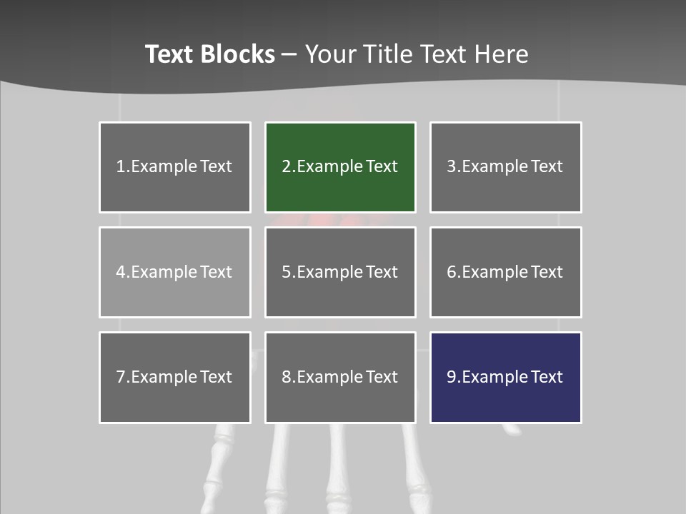 Female Hand Broken PowerPoint Template